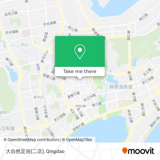 大自然足浴(二店) map