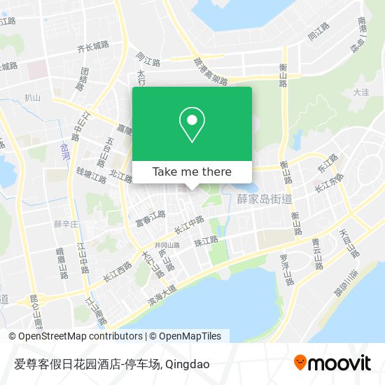 爱尊客假日花园酒店-停车场 map