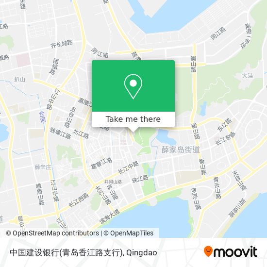 中国建设银行(青岛香江路支行) map