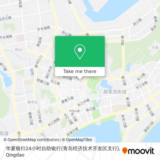 华夏银行24小时自助银行(青岛经济技术开发区支行) map