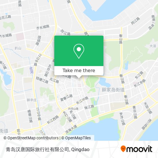 青岛汉唐国际旅行社有限公司 map