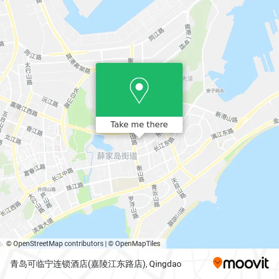 青岛可临宁连锁酒店(嘉陵江东路店) map