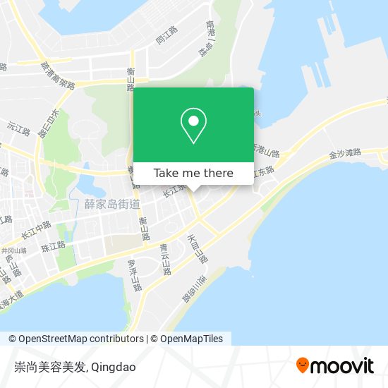 崇尚美容美发 map