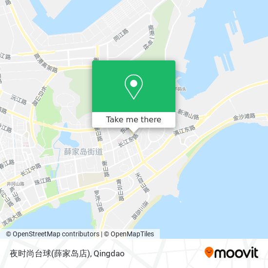 夜时尚台球(薛家岛店) map