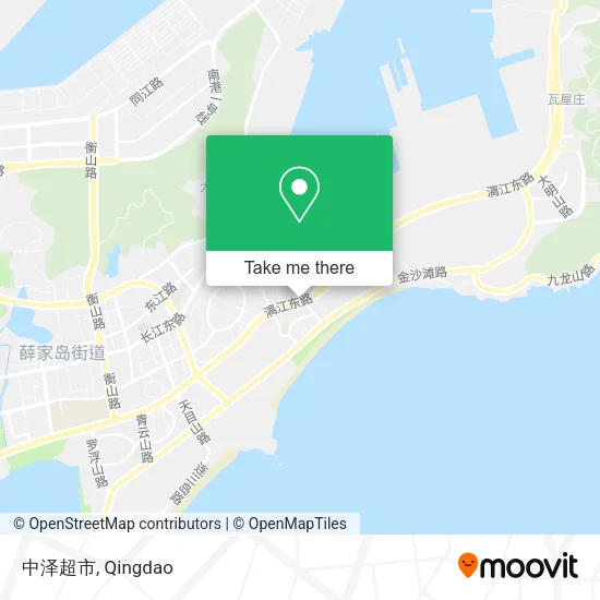 中泽超市 map