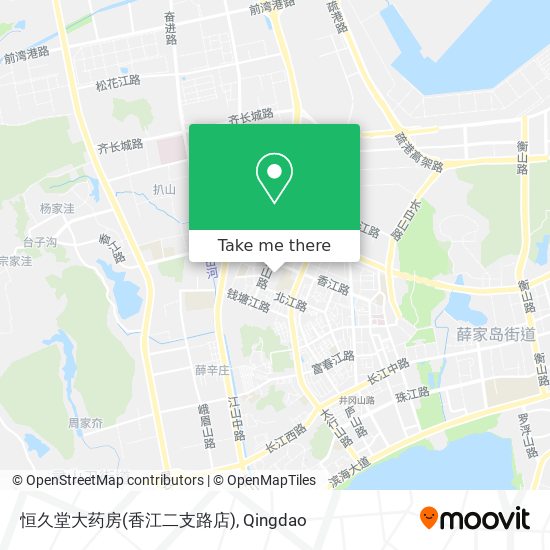 恒久堂大药房(香江二支路店) map