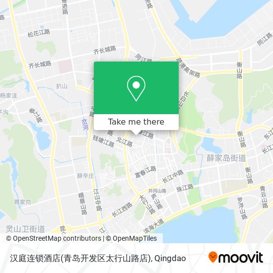 汉庭连锁酒店(青岛开发区太行山路店) map