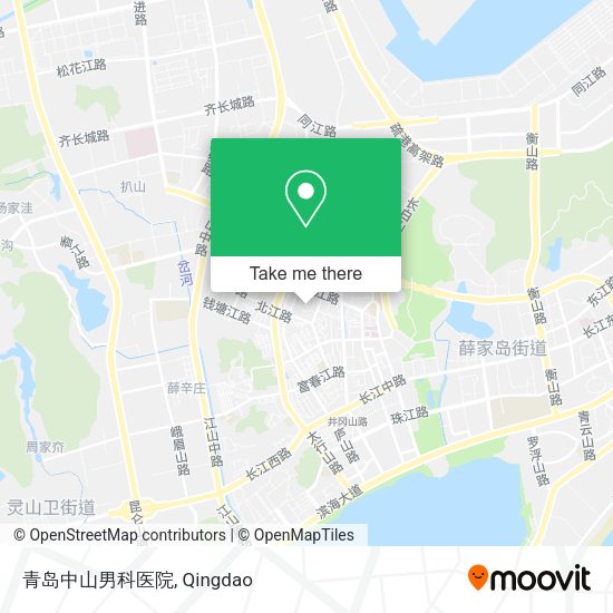 青岛中山男科医院 map
