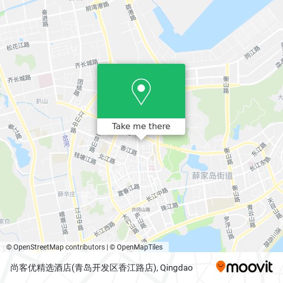 尚客优精选酒店(青岛开发区香江路店) map