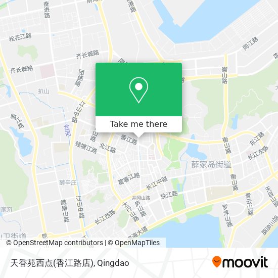 天香苑西点(香江路店) map