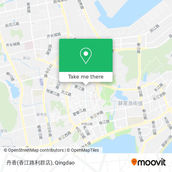 丹香(香江路利群店) map