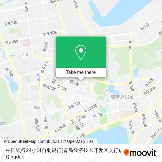 中国银行24小时自助银行(青岛经济技术开发区支行) map