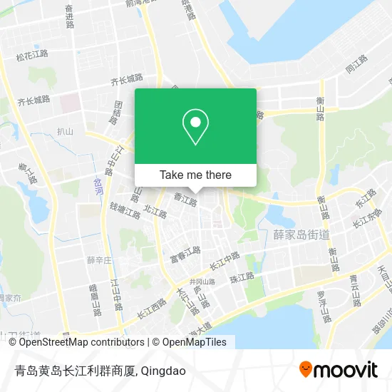 青岛黄岛长江利群商厦 map