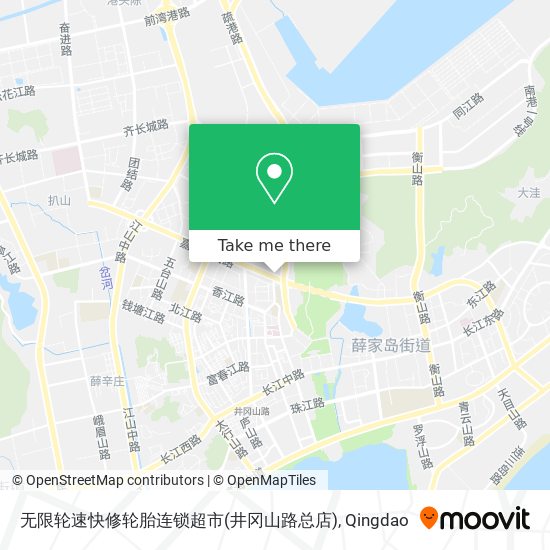 无限轮速快修轮胎连锁超市(井冈山路总店) map