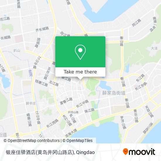 银座佳驿酒店(黄岛井冈山路店) map