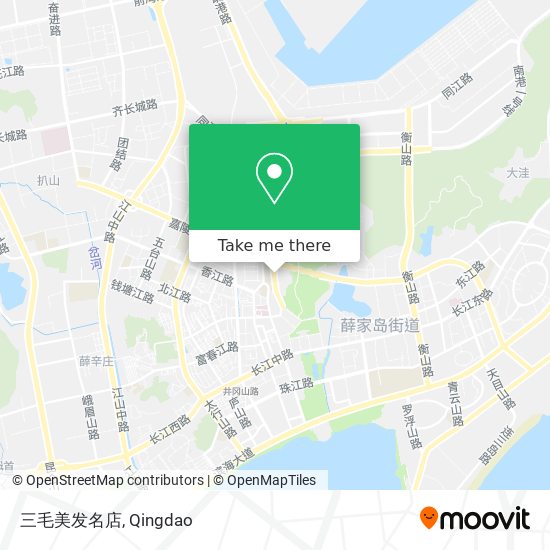 三毛美发名店 map
