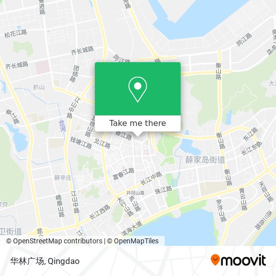 华林广场 map