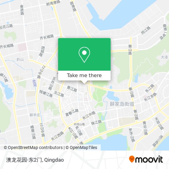 澳龙花园-东2门 map