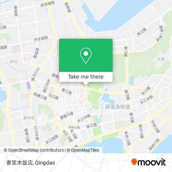 赛里木饭店 map
