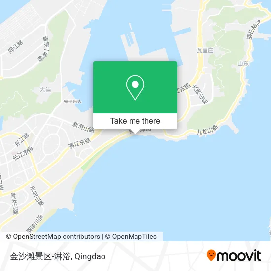 金沙滩景区-淋浴 map