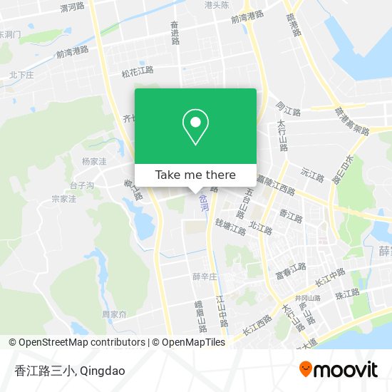 香江路三小 map
