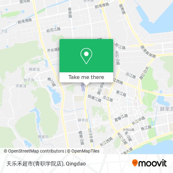 天乐禾超市(青职学院店) map