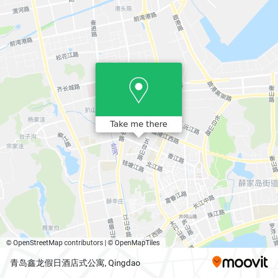 青岛鑫龙假日酒店式公寓 map