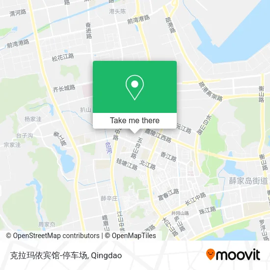 克拉玛依宾馆-停车场 map