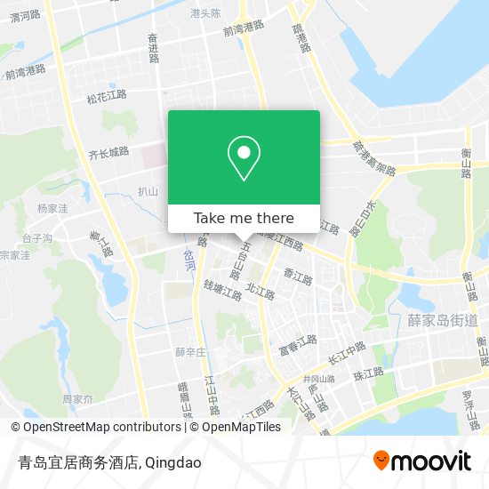 青岛宜居商务酒店 map