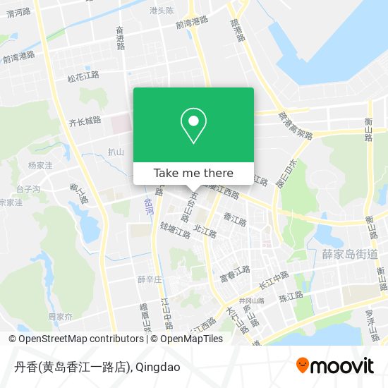 丹香(黄岛香江一路店) map