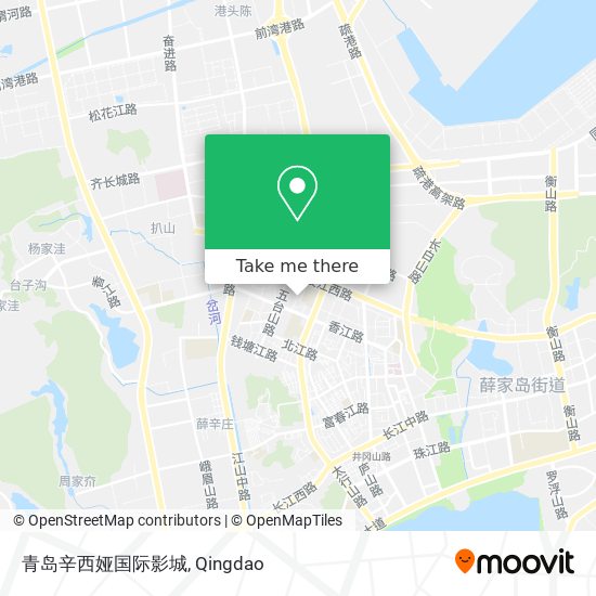 青岛辛西娅国际影城 map