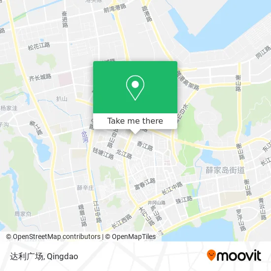 达利广场 map