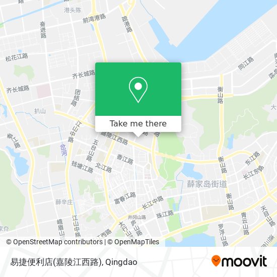 易捷便利店(嘉陵江西路) map