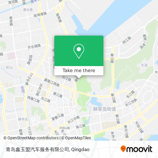 青岛鑫玉盟汽车服务有限公司 map