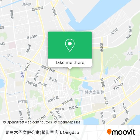 青岛木子度假公寓(馨街里店 ) map