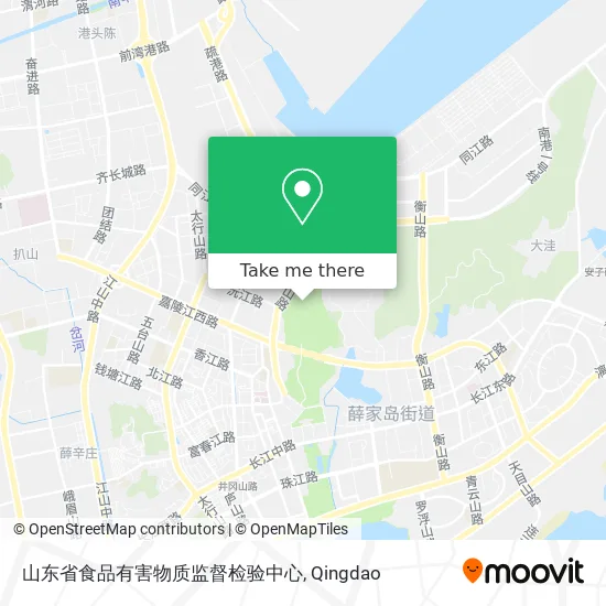 山东省食品有害物质监督检验中心 map