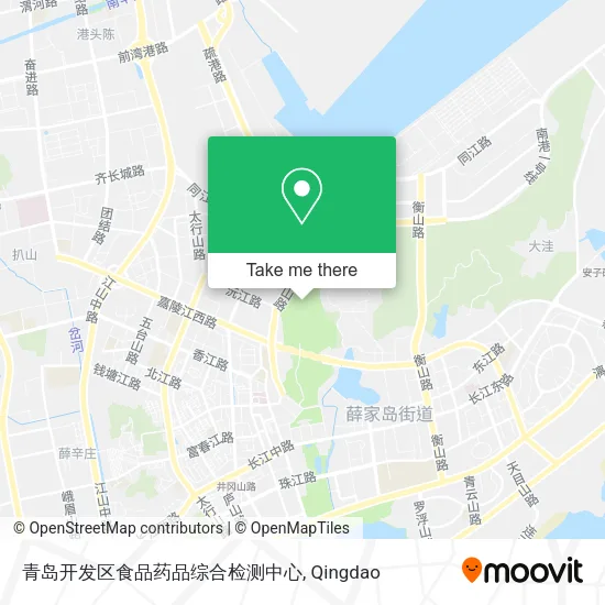 青岛开发区食品药品综合检测中心 map