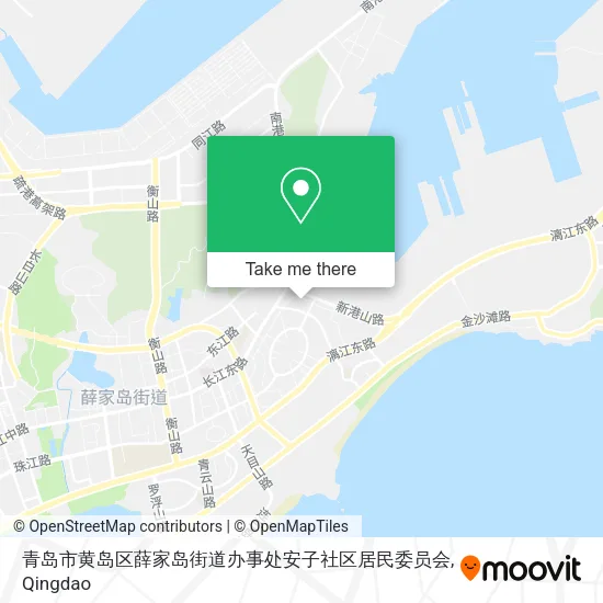 青岛市黄岛区薛家岛街道办事处安子社区居民委员会 map