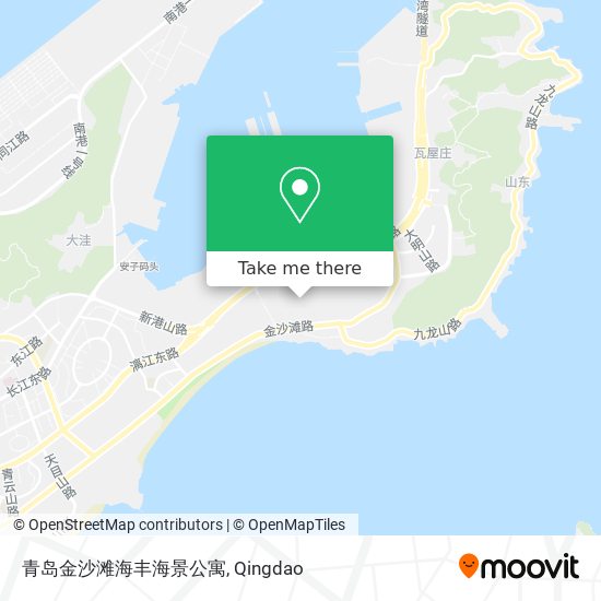 青岛金沙滩海丰海景公寓 map