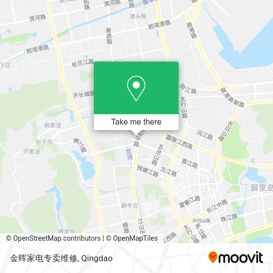 金晖家电专卖维修 map
