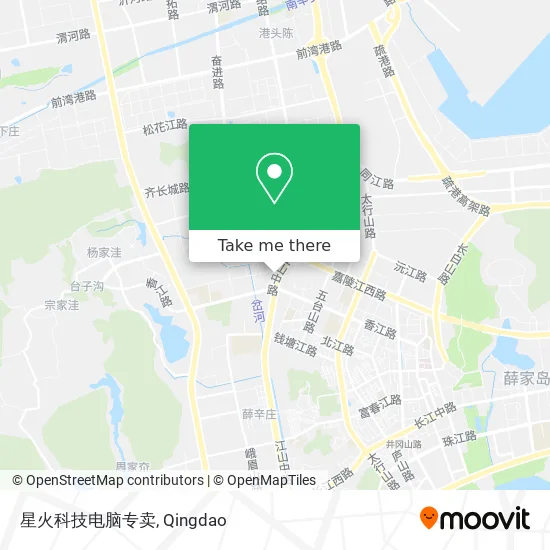 星火科技电脑专卖 map