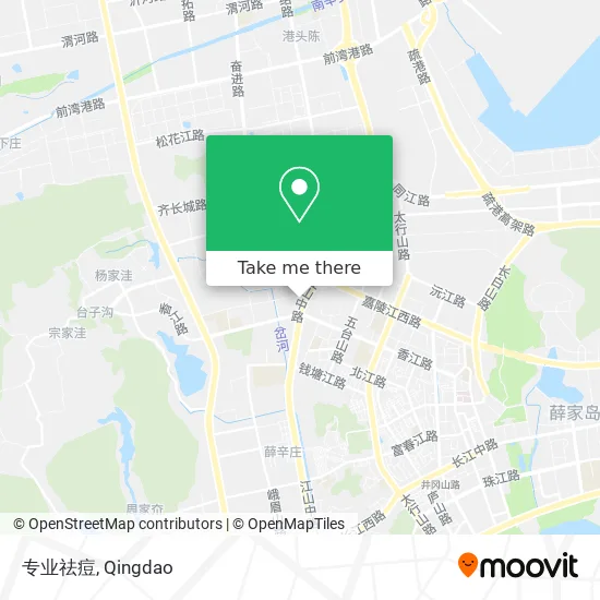 专业祛痘 map
