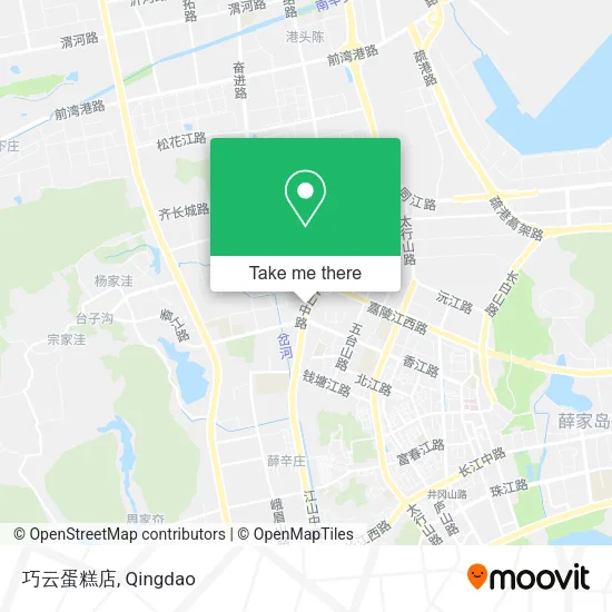 巧云蛋糕店 map