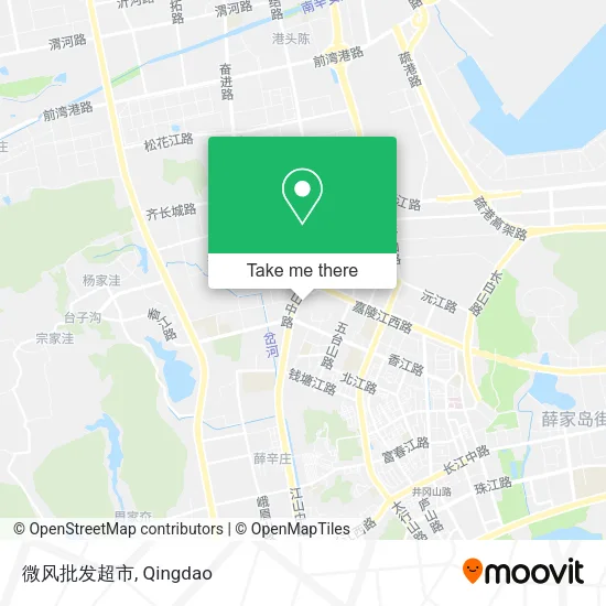 微风批发超市 map