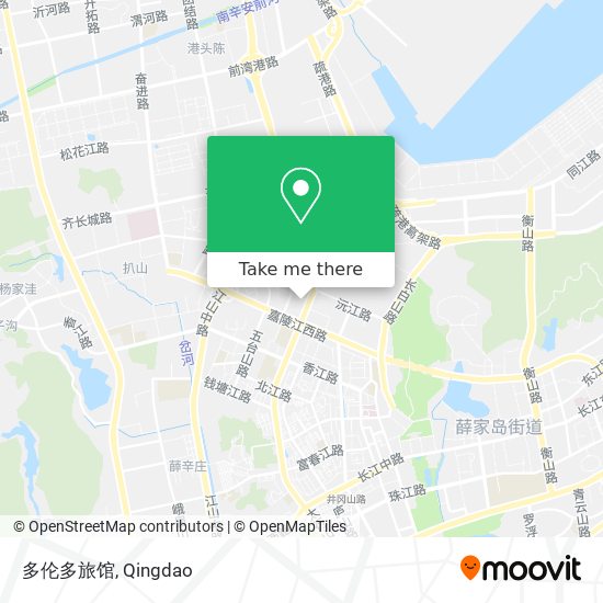 多伦多旅馆 map