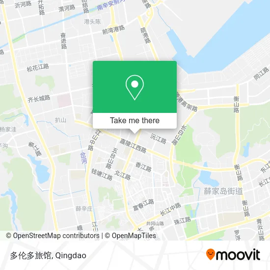 多伦多旅馆 map