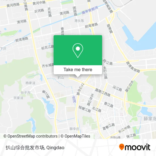 扒山综合批发市场 map