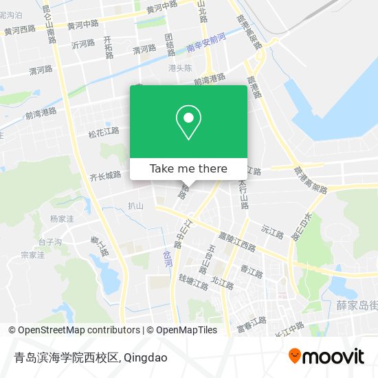 青岛滨海学院西校区 map