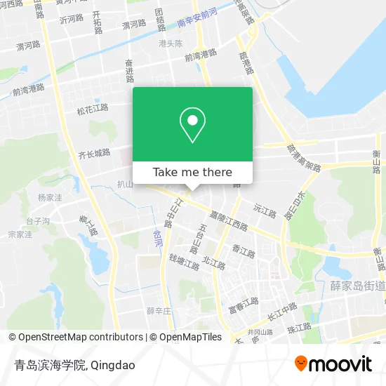 青岛滨海学院 map