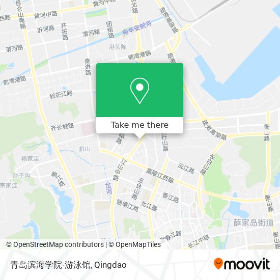 青岛滨海学院-游泳馆 map